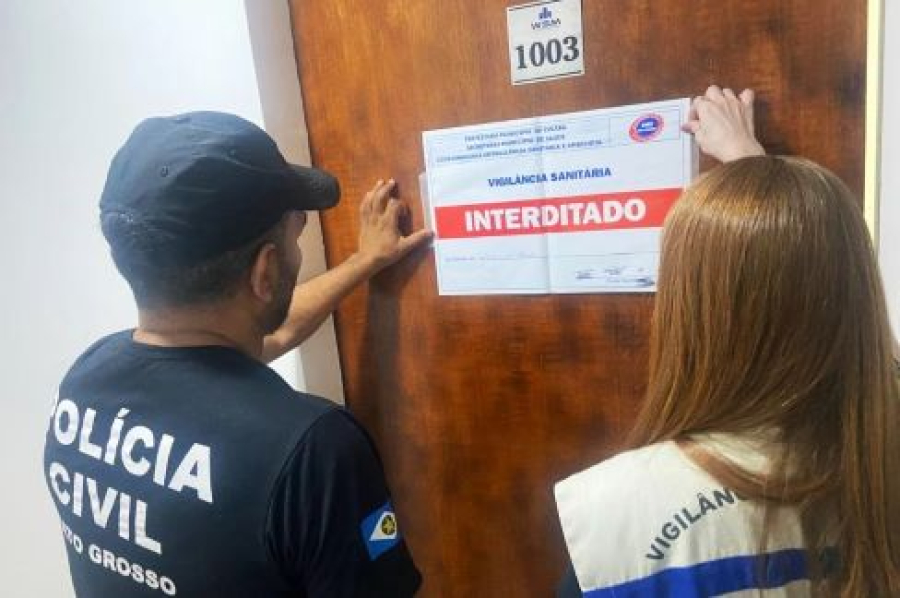 Polícia Civil e Vigilância Sanitária interditam clínica de estética e empresa de Home Care em Cuiabá