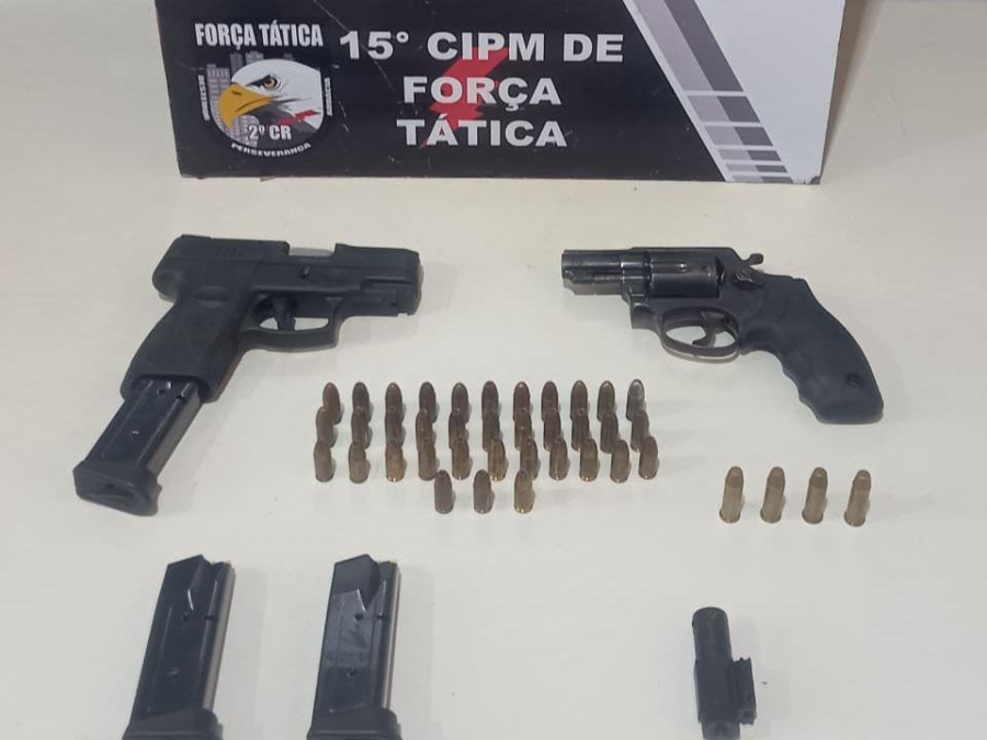 Força Tática prende homem por ameaçar esposa com armas de fogo em Várzea Grande